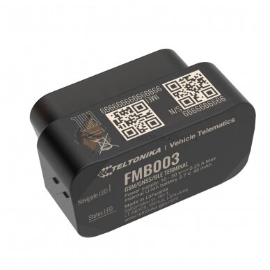 FMB003 TELTONIKA OBD GPS-JÄLITAJA 1