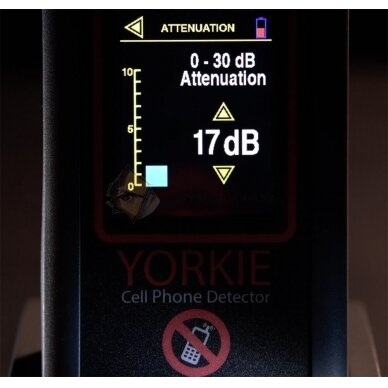 YORKIE MOBILO TELEFONU KONTRABANDAS DETEKTORS PROFESIONĀĻIEM 3